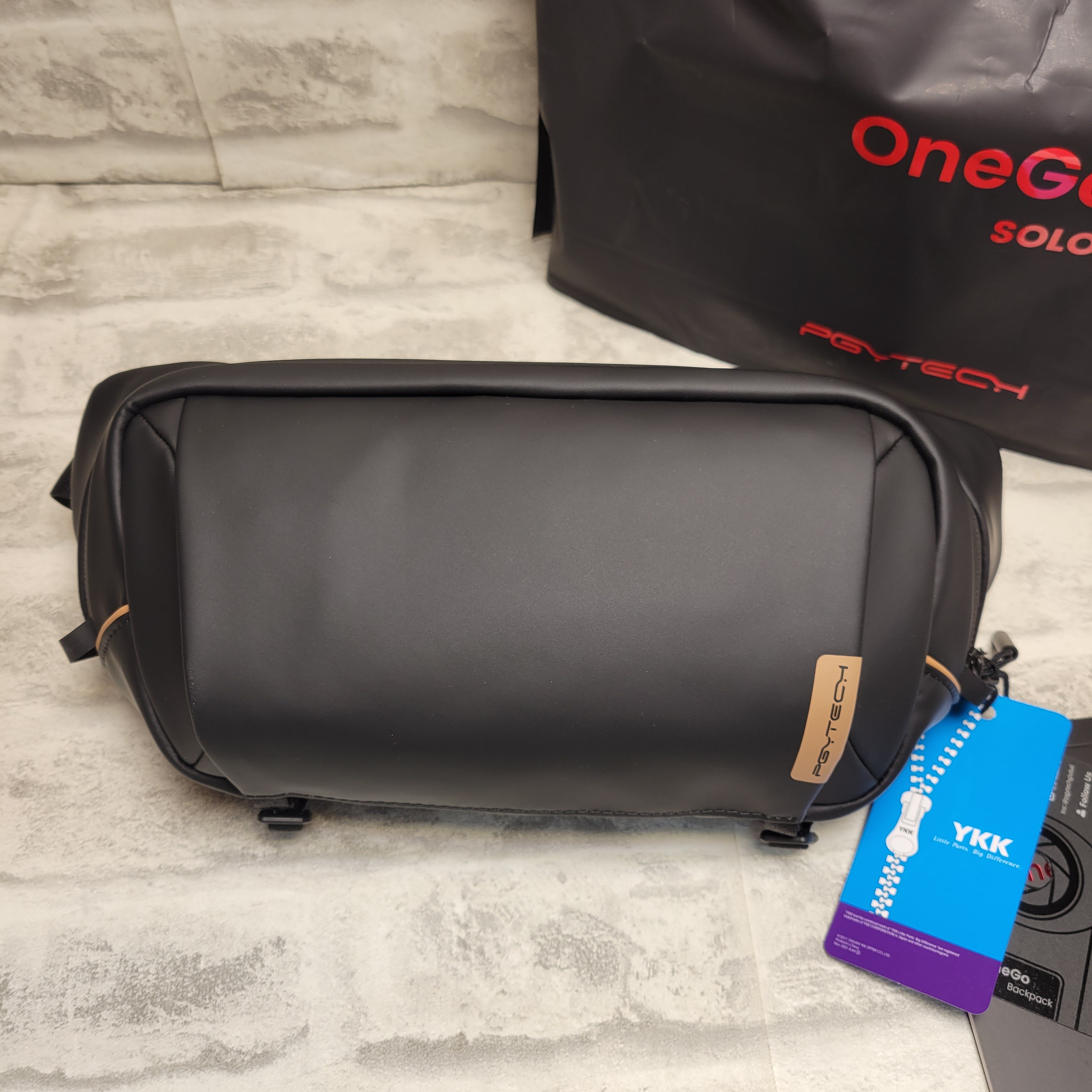 PGYTECH OneGo Solo 3L Sling Bag (Obsidian Black) (7868948250862)